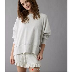 AE Big Hug Sweatshirt light gray